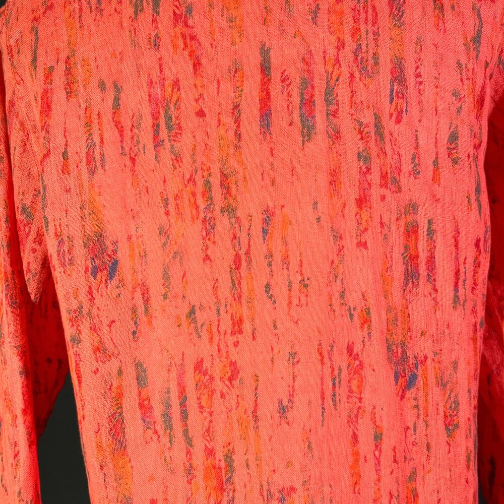 Click By Color Me Cotton Size S Open-Front Woven … - image 5